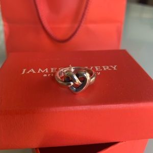 James Avery Heart Knot Ring size 6